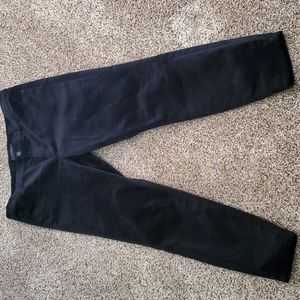 Ann Taylor black velvet jeans